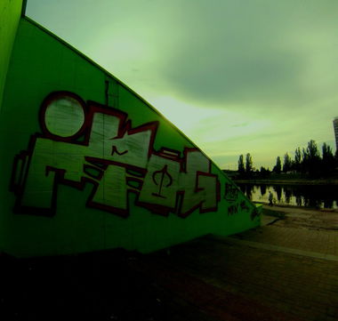 Graffiti Bombing in Kyiv - Photo by Itog - Kiev