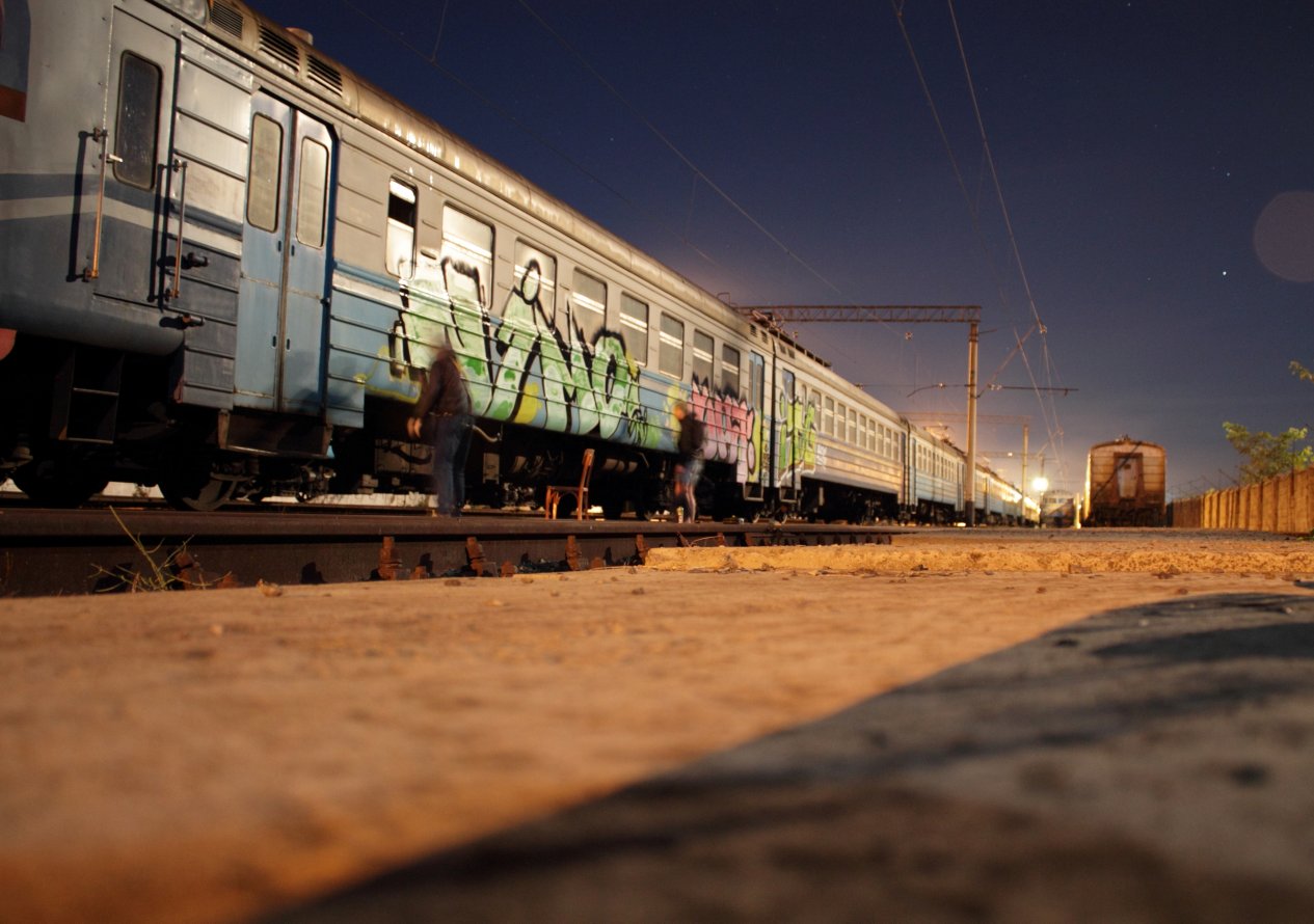 Graffiti Train in Ukraine - Photo by Itog