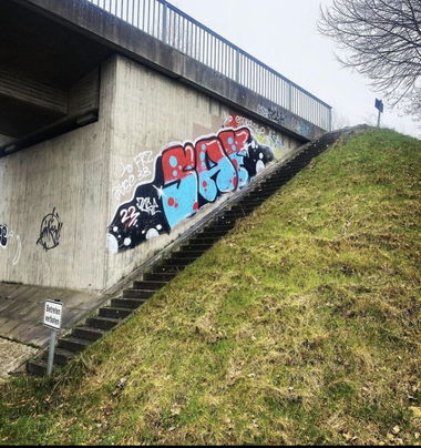 Graffiti Bombing in Itzehoe - Photo by Itzehoe213
