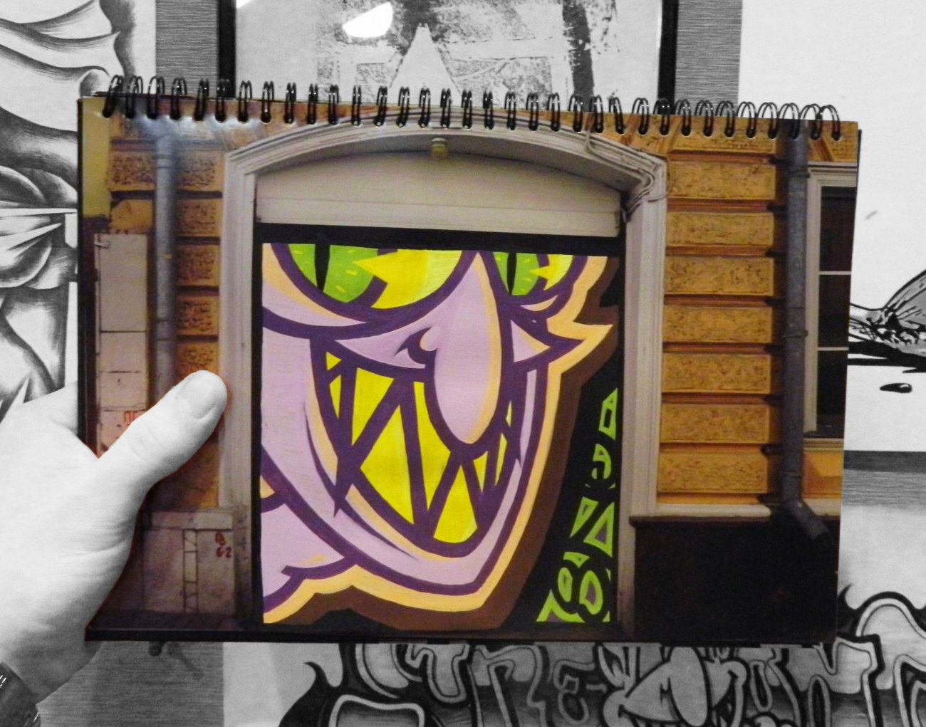 Graffiti Sketch - Photo by IvanSne (2018)