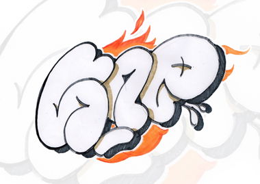 Graffiti Sketch - Photo by IvanSne (2018)