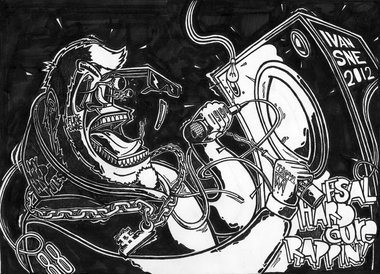 Graffiti Sketch - Photo by IvanSne