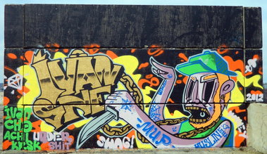 Graffiti Wall - Photo by IvanSne