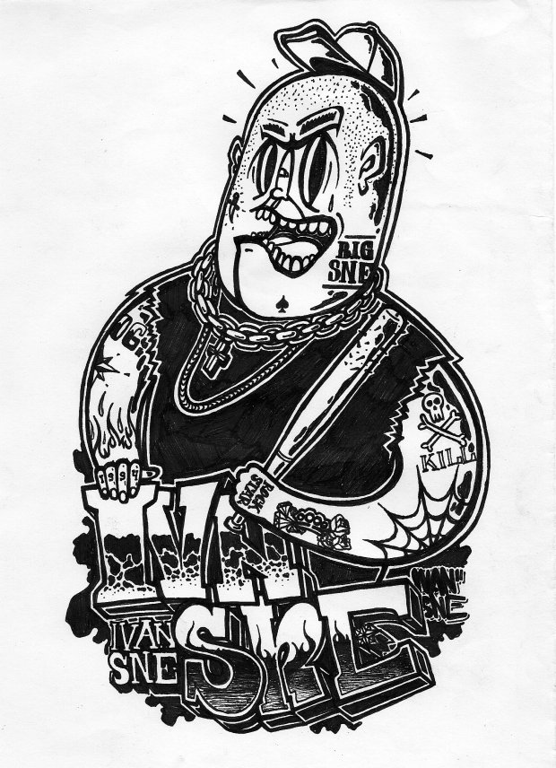 Graffiti Sketch - Photo by IvanSne