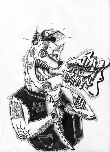 Graffiti Sketch - Photo by IvanSne