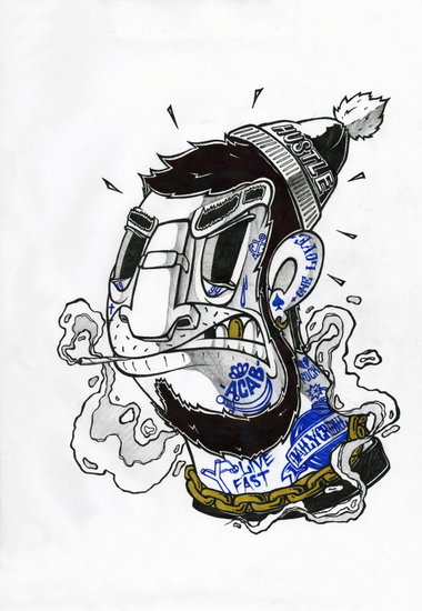 Graffiti Sketch - Photo by IvanSne