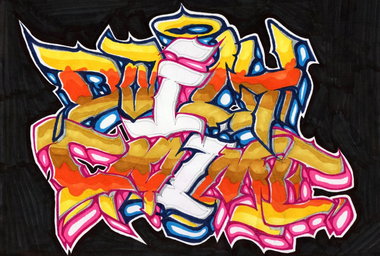 Graffiti Sketch - Photo by IvanSne