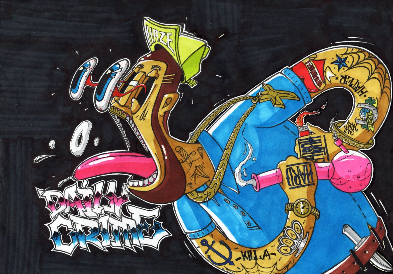 Graffiti Sketch - Photo by IvanSne