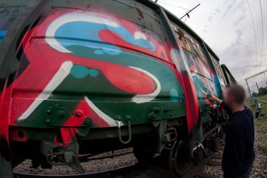 Graffiti Train - Photo by IvanSne