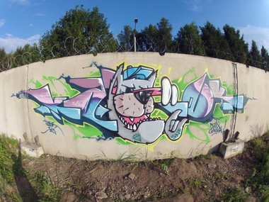 Graffiti Wall - Photo by IvanSne