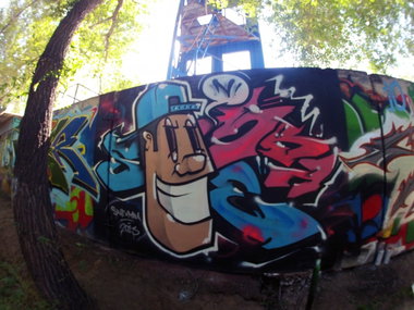 Graffiti Wall - Photo by IvanSne