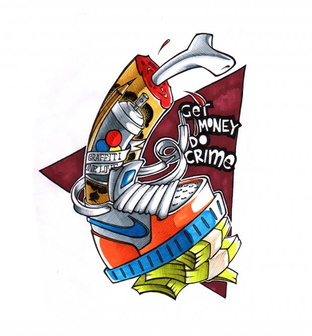 Graffiti Sketch - Photo by IvanSne