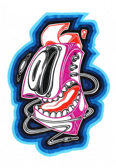 Graffiti Sketch - Photo by IvanSne