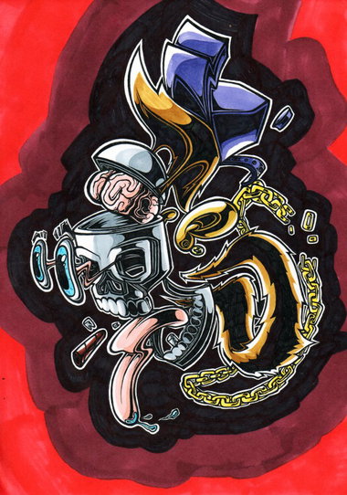 Graffiti Sketch - Photo by IvanSne (2014)