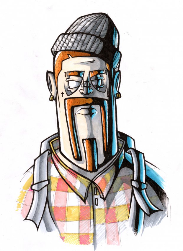 Graffiti Sketch - Photo by IvanSne (2014)