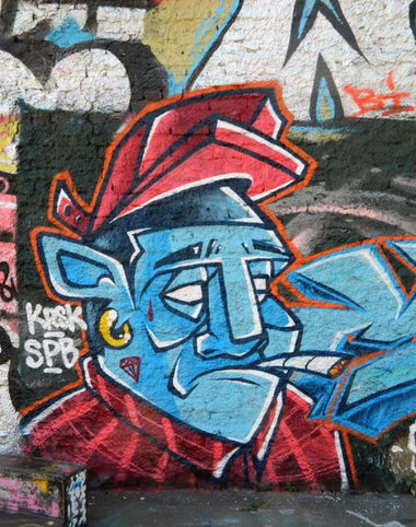 Graffiti Wall - Photo by IvanSne