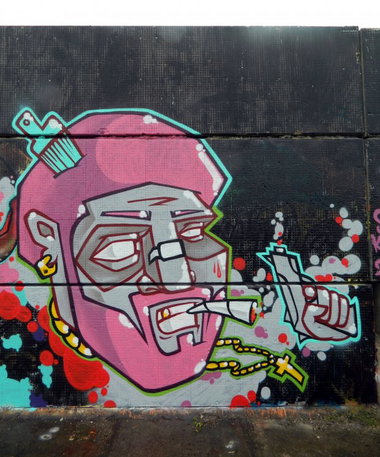 Graffiti Wall - Photo by IvanSne