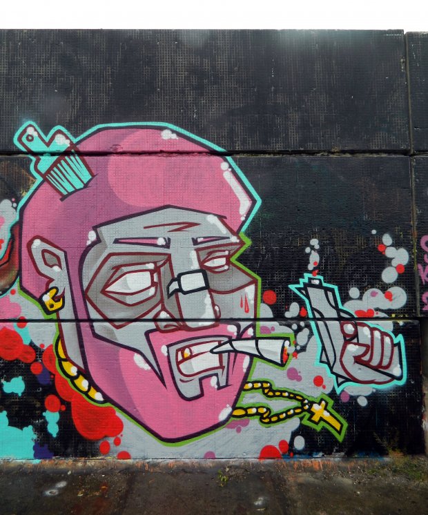 Graffiti Wall - Photo by IvanSne