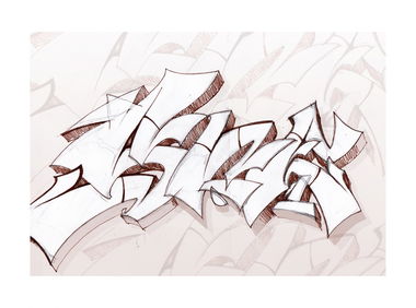 Graffiti Sketch - Photo by IvanSne