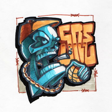 Graffiti Sketch - Photo by IvanSne (2016)