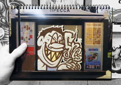 Graffiti Sketch - Photo by IvanSne (2018)