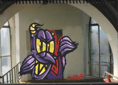 Graffiti Sketch - Photo by IvanSne (2018)