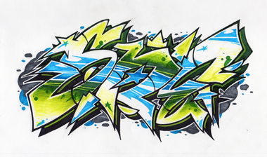 Graffiti Sketch - Photo by IvanSne - original, sne, 1 (2015)
