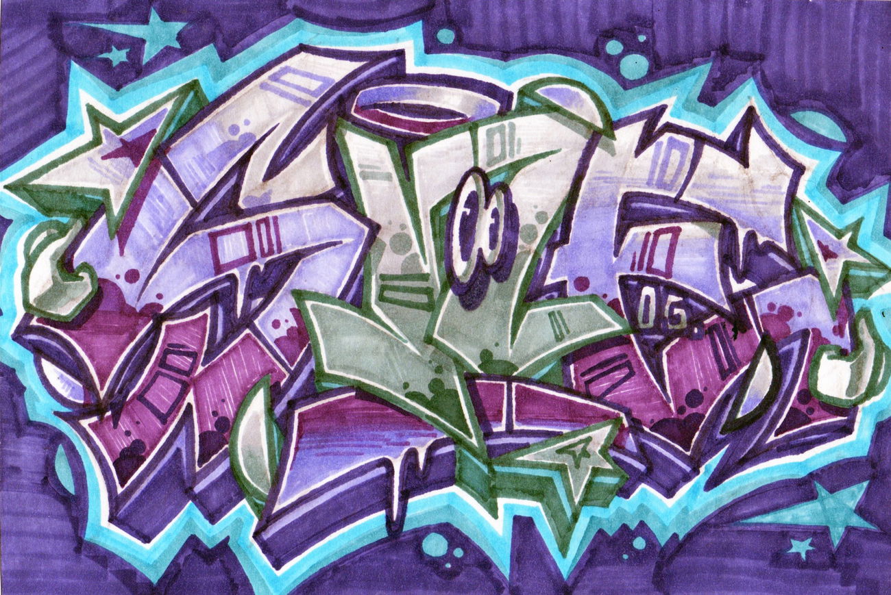 Graffiti Sketch - Photo by IvanSne (2016)