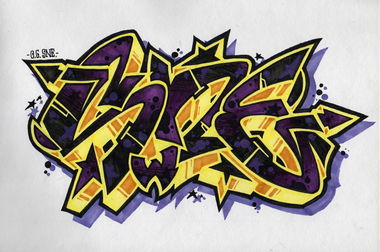 Graffiti Sketch - Photo by IvanSne - ogsne, original, sne (2016)