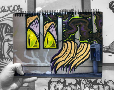 Graffiti Sketch - Photo by IvanSne (2018)