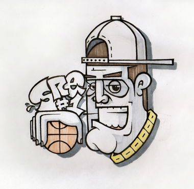 Graffiti Sketch - Photo by IvanSne - original, sne, 1 (2016)