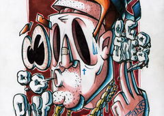Graffiti Sketch - Photo by IvanSne - sne, 1, character (2015)