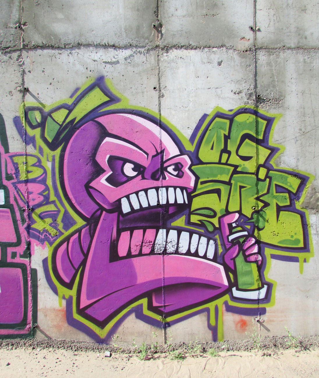 Graffiti Wall - Photo by IvanSne - og, original, sne (2016)