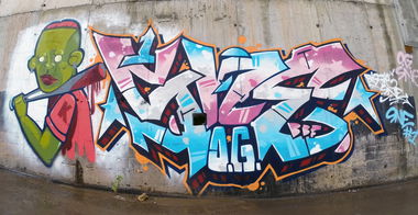 Graffiti Wall - Photo by IvanSne - sne, og, graffiti (2016)