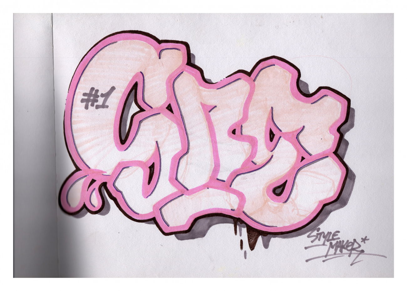 Graffiti Sketch - Photo by IvanSne