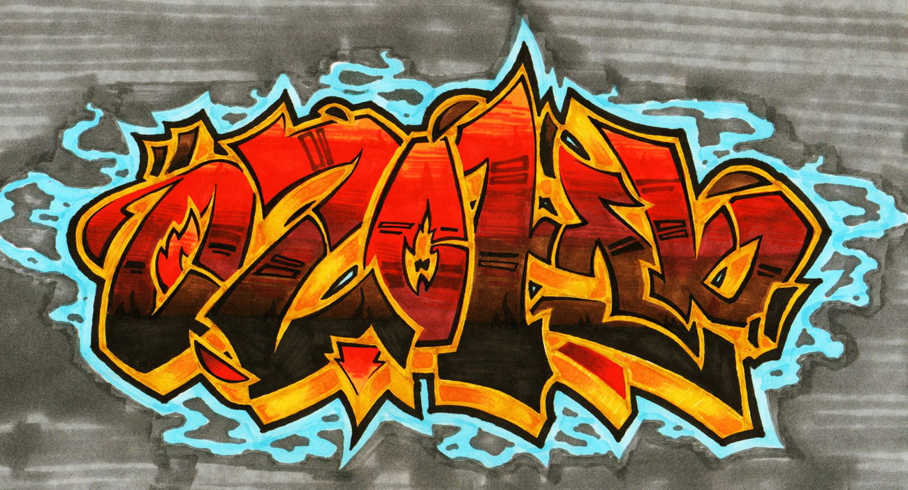 Graffiti Sketch - Photo by IvanSne (2016)