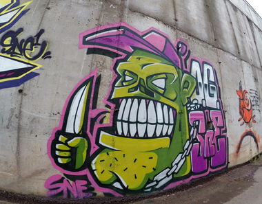 Graffiti Wall - Photo by IvanSne - sne, og, graffiti (2016)