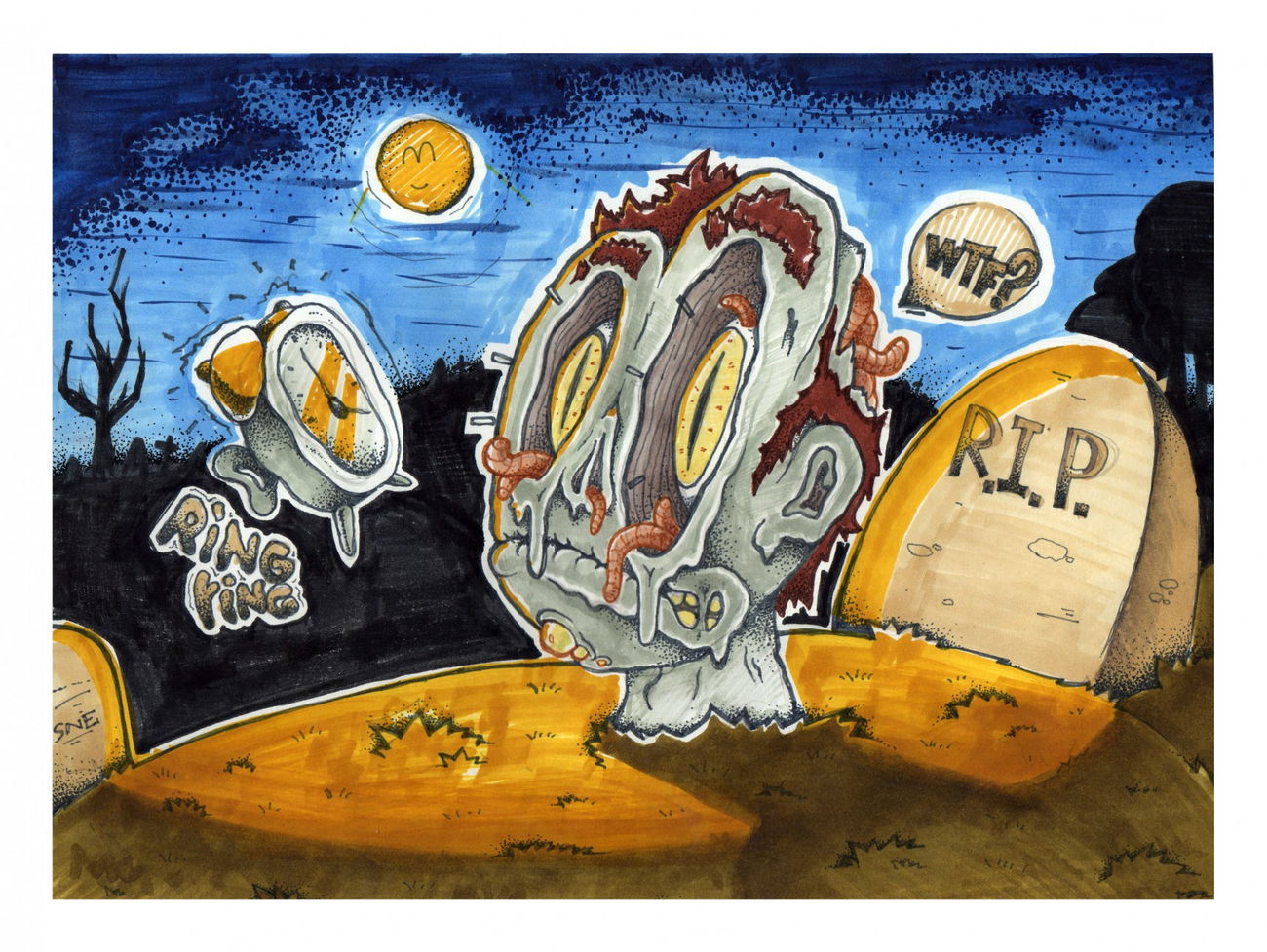 Graffiti Sketch - Photo by IvanSne (2018)