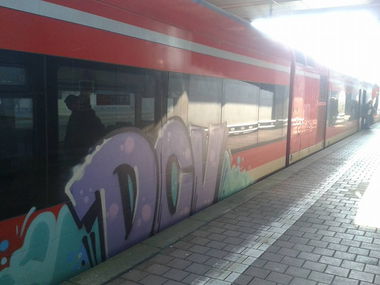 Graffiti Train - Photo by JACKP0TT - DCV, KASSEL