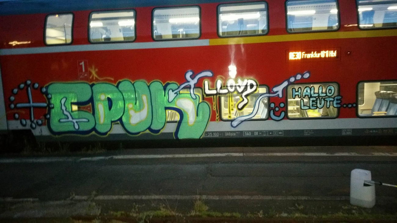 Graffiti Train - Photo by JACKP0TT - CPUK, KASSEL
