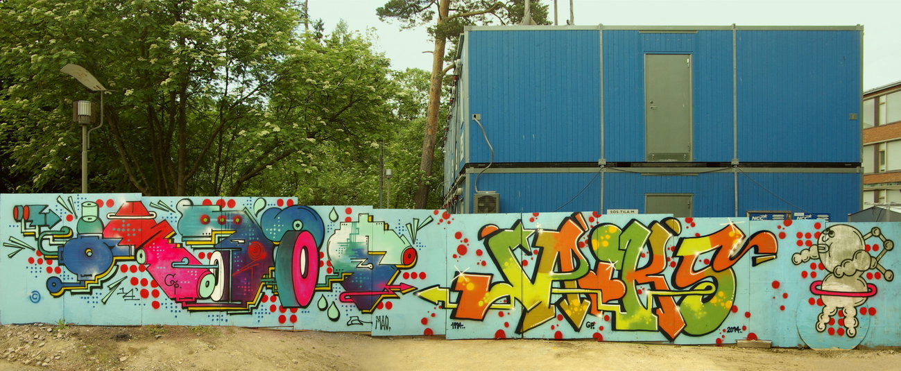 Graffiti Photo by JAIKSTONED94 - Jaiks, GP, Helsinki (2014)