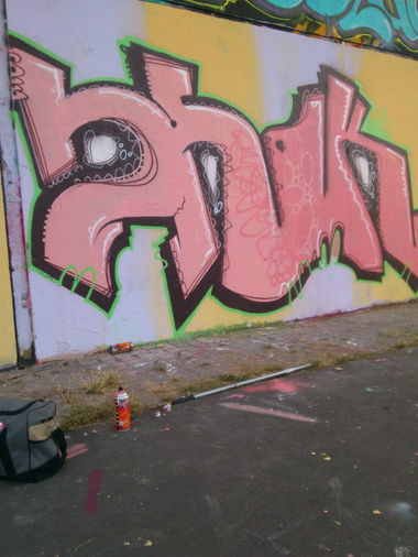 Graffiti Wall - Photo by JAMAL