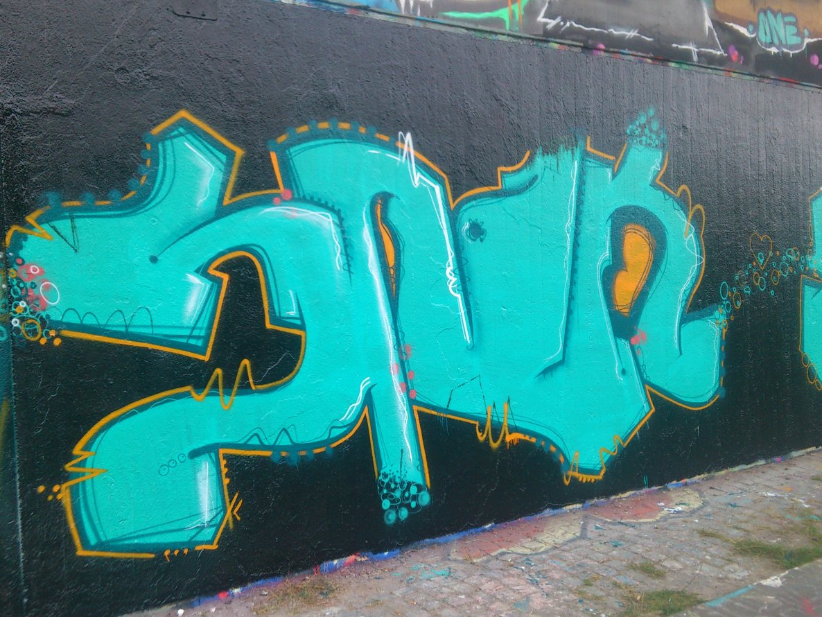 Graffiti Wall - Photo by JAMAL