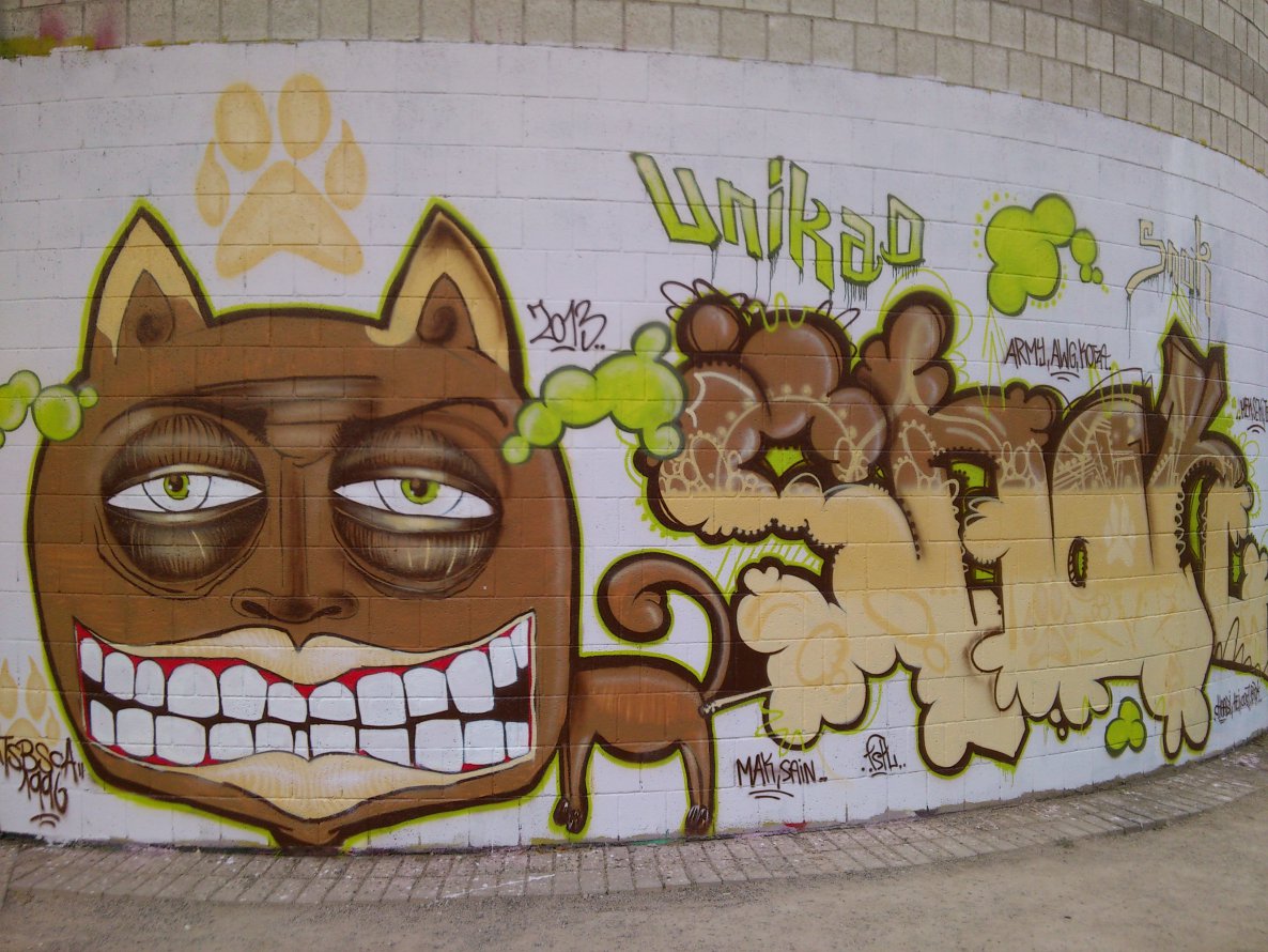 Graffiti Wall - Photo by JAMAL