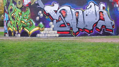 Graffiti Wall - Photo by JAMAL
