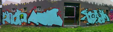 Graffiti Wall - Photo by JAMAL - snok, ancer, fonsterhöhe2014