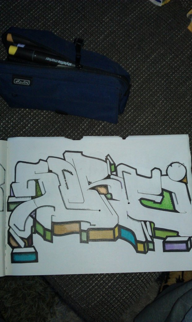 Graffiti Sketch - Photo by JAMAL - sore (2014)