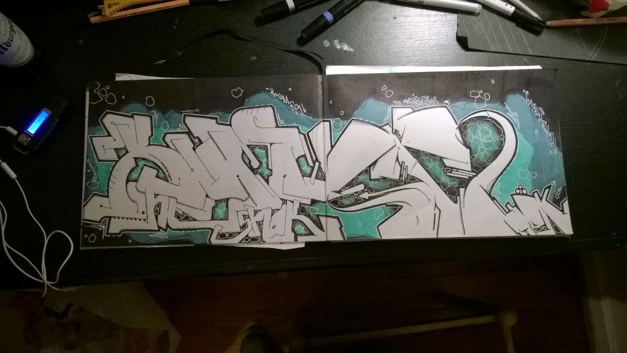 Graffiti Sketch - Photo by JAMAL (2014)