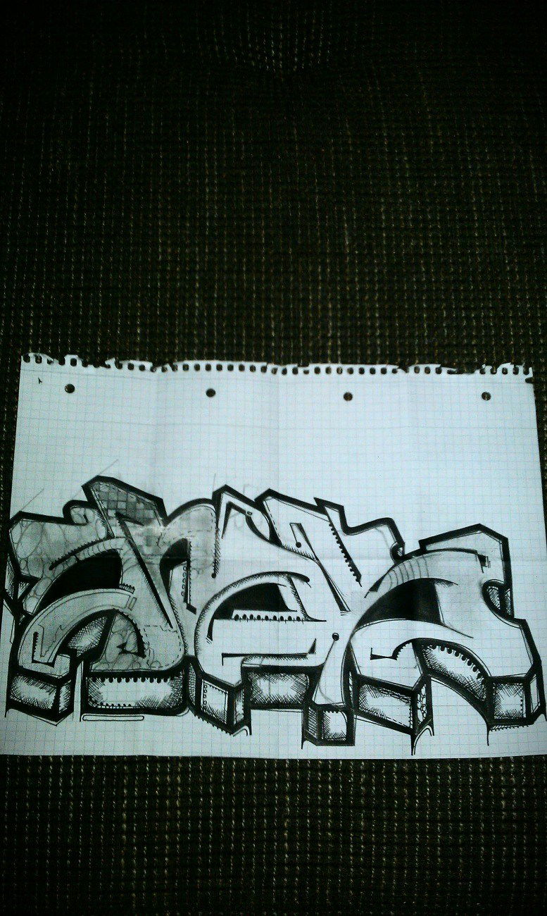 Graffiti Sketch - Photo by JAMAL