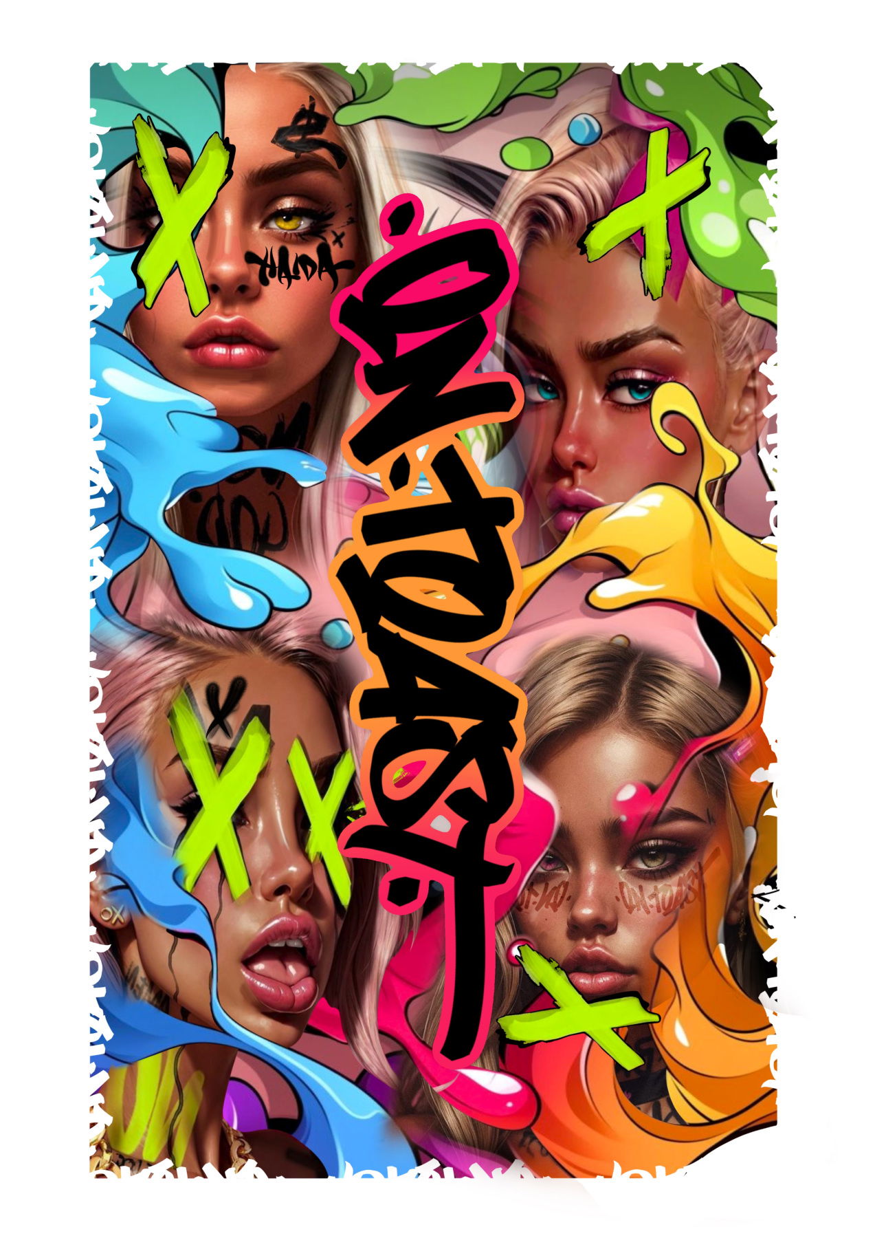 Graffiti Sketch in Birmingham - Photo by JAYKON - Graffiti, digital, JAYKON (2025)